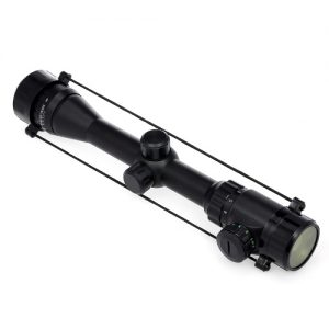 3-9X32 Riflescope Red and Green Mil-dot Illuminated Hunting Scope with Free Mounts