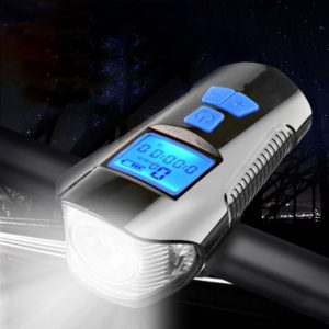 3-in-1 bicycle computer loud bell light wired waterproof mtb mountain road bike satch odometer lamp