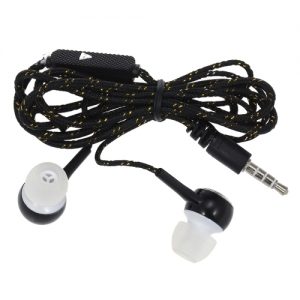 3.5mm Wired Headphone In-Ear Headset Stereo Music Smart Phone Earphone Earpiece Hands-free with Microphone