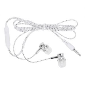 3.5mm Wired Headphone In-Ear Headset Stereo Music Smart Phone Earphone Earpiece Hands-free with Microphone