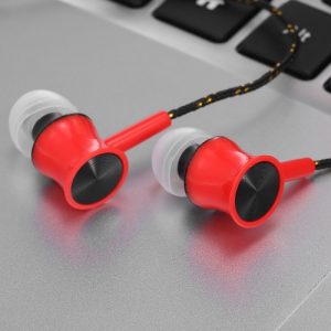 3.5mm Wired Headphone In-Ear Headset Stereo Music Smart Phone Earphone Earpiece In-line Control Hands-free with Microphone