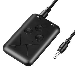 3.5mm audio wireless bluetooth transmitter receiver 2 in 1 adapter stereo audio for tv car speaker music