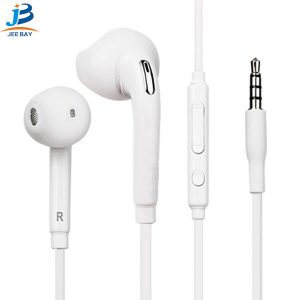 3.5mm s6 sports headphones for s6 games earphones stereo in-ear microphones dual channel headphones wholesale