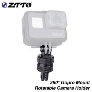 360 bicycle rotatable mount high-strength cycling camera holder adapter for garmin helmet yi virb mtb road bike