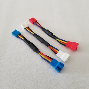 3pcs/set pc 4pin cooling fan heatsink pwm reducer power cable speed slow down rpm line