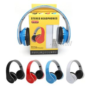 4 in 1 stereo wireless bluetooth 3.0 headphone headset & wired earphone with mic microsd/tf fm radio