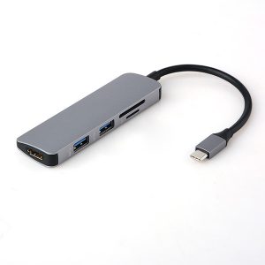 5 in 1 usb c hub usb-c to 3.0 hub hdmi pd thunderbolt 3 adapter for galaxy s9/s8 huawei p20 pro type c usb hub