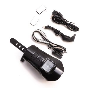 5 mode usb bicycle light lamp & bike computer 6 mode horn cycle bike speedometer led front lights cycling headlight