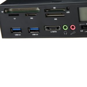 5.25" USB 3.0 e-SATA All-in-1 PC Media Dashboard Multi-function Front Panel Card Reader I/O Ports