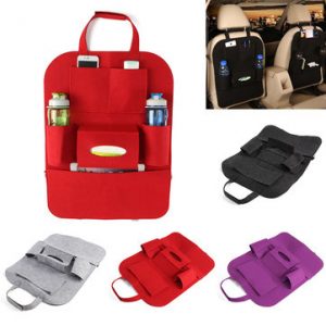 55x41cm Felt Stowing Tidying Multi Pocket Organiser Car Styling Back Seat Storage Bag