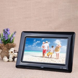 7'' HD TFT-LCD Digital Photo Frame with Slideshow Clock MP3 MP4 Movie Player with Remote Desktop