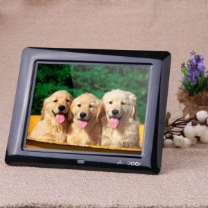 8'' HD TFT-LCD Digital Photo Frame Clock MP3 MP4 Movie Player with Remote Desktop