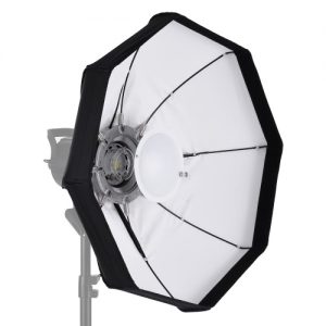 8-Pole 60cm White Foldable Beauty Dish Softbox with Bowens Mount for Studio Strobe Flash Light