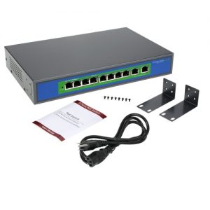 8 Port 1000Mbps IEEE802.3at POE Switch/Injector Power over Ethernet for IP Camera VoIP Phone AP devices 1010POE-AT