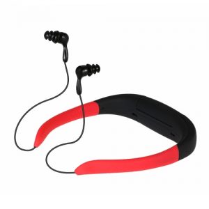 8GB Sport MP3 Player Super Waterproof IPX8 Wireless Stereo Headsets for Swimming Surfing (Red)