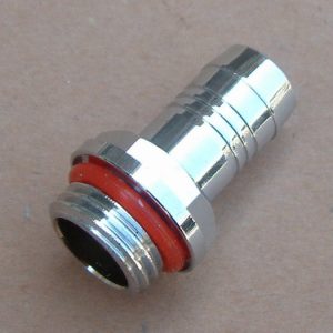 8mm 10mm pagoda connector docking connector for 7.5-8mm 9.5-10mm water pipe gloss silver water cooling connector