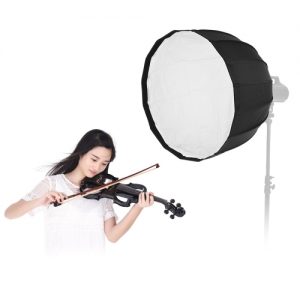 90cm/36" 16 Rods Portable Deep Parabolic Umbrella Softbox for Bowens Mount Studio Flash Light for Aputure COB 120D COB 120t for Godox AD600B AD600BM Flashpoint XPLOR 600