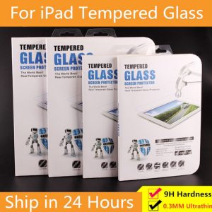 9h 0.3mm tablet tempered glass screen protector for ipad 2/3/4 mini 4 air 9.7 new ipad pro 10.5 2018 11 inch protective film