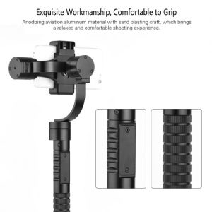 AFI V2 3-Axis Handheld Smartphone Gimbal Brushless Gyro Stabilizer for iPhone Sumsung Huawei Xiaomi 3.5"-5.5" Smartphones