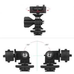 Adjustable Cold Hot Shoe Mount Adapter with 1/4" Screw for Viltrox DC-90 DC-70 DC-50 Monitor L132T L116T LED Video Light