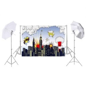 Andoer 1.5 * 2.1m/5 * 7ft Background Backdrop Photo Studio Pros