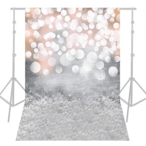 Andoer 1.5 * 2.1m/5 * 7ft Photography Background Glitter Light Bokeh Spot Backdrop Digital Printed Photo Studio Props