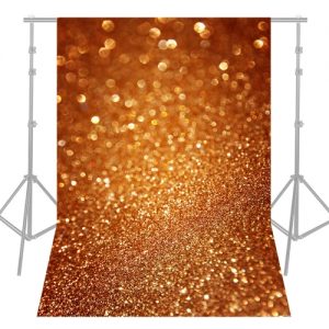 Andoer 1.5 * 2.1m/5 * 7ft Photography Background Glitter Light Bokeh Spot Backdrop Digital Printed Photo Studio Props