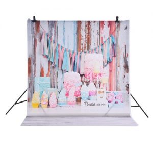 Andoer 1.5 * 2m Photography Background Backdrop Christmas Gift Star Pattern for Children Kids Baby Photo Studio Portrait Shooting