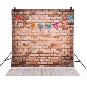 Andoer 1.5 * 2m Photography Background Backdrop Christmas Gift Star Pattern for Children Kids Baby Photo Studio Portrait Shooting