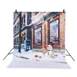 Andoer 1.5 * 2m Photography Background Backdrop Christmas Gift Star Pattern for Children Kids Baby Photo Studio Portrait Shooting