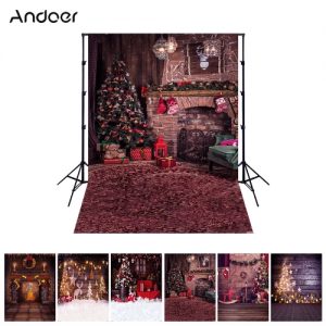 Andoer 1.5*2 meters / 5*7 feet Christmas Holiday Theme Background Photography Backdrop