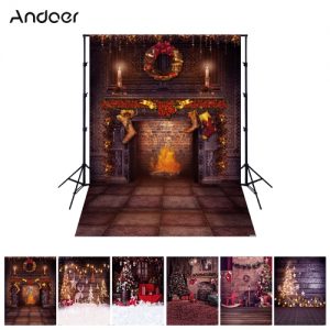 Andoer 1.5*2 meters / 5*7 feet Christmas Holiday Theme Background Photography Backdrop