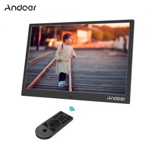 Andoer 13inch Aluminum Alloy LED Digital Photo Frame