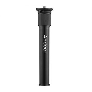 Andoer 2-Section Aluminum Alloy Tripod Center Column Shaft Extension Tube