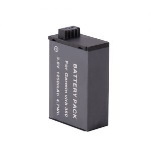 Andoer 3.8V 1250mAh Rechargeable Li-ion Battery Pack Panoramic Camera Battery 4.7Wh for Garmin Virb 360 Camera