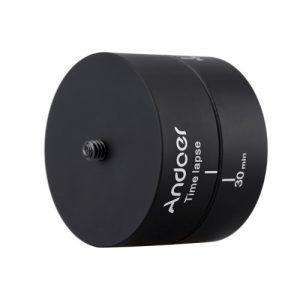 Andoer 360 Degrees Panning Rotating Time Lapse Stabilizer Tripod Adapter for Gopro DSLR