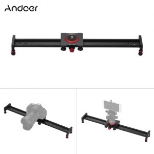 Andoer 40cm/16inch Aluminum Alloy Camera Track Slider