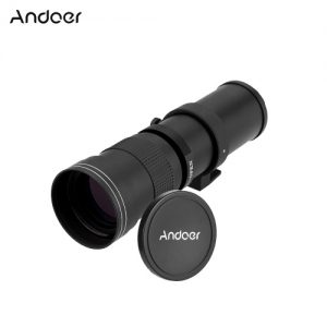 Andoer 420-800mm F/8.3-16 HD Super Telephoto Manual Zoom Lens with T-Mount for Canon Nikon Minolta Sony Pentax Olympus DSLR Camera