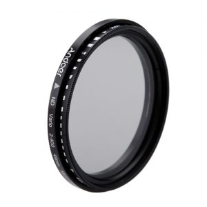 Andoer 49mm ND Fader Neutral Density Adjustable ND2 to ND400 Variable Filter for Canon Nikon DSLR Camera