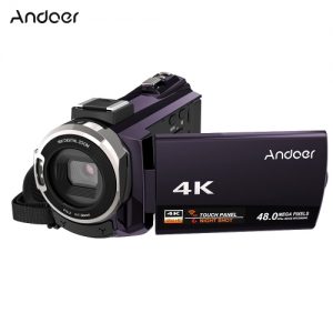 Andoer 4K 1080P 48MP WiFi Digital Video Camera Camcorder Recorder