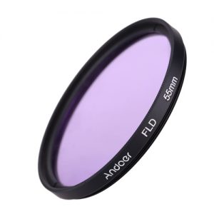 Andoer 55mm UV+CPL+FLD+ND(ND2 ND4 ND8) Photography Filter Kit Set Ultraviolet Circular-Polarizing Fluorescent Neutral Density Filter for Nikon Canon Sony Pentax DSLRs