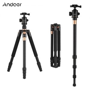 Andoer 62inch Lightweight Travel Aluminum Alloy Tripod Monopod