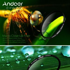 Andoer 62mm UV+CPL+Close-Up+4 +Star 8-Point Filter Circular Filter Kit Circular Polarizer Filter Macro Close-Up Star 8-Point Filter with Bag for Nikon Canon Pentax Sony DSLR Camera