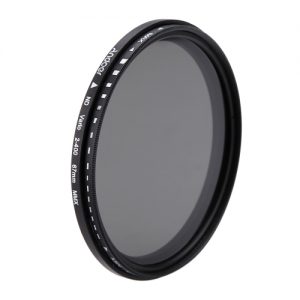 Andoer 67mm ND Fader Neutral Density Adjustable ND2 to ND400 Variable Filter for Canon Nikon DSLR Camera