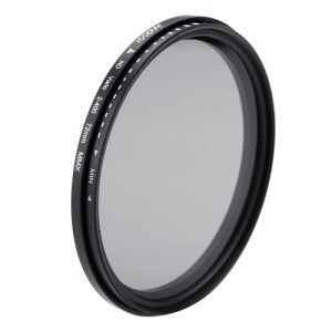 Andoer 72mm ND Fader Neutral Density Adjustable ND2 to ND400 Variable Filter for Canon Nikon DSLR Camera