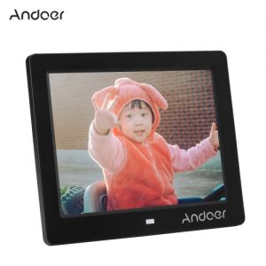 Andoer 8" LCD Wide Screen Digital Photo Picture Frame Album