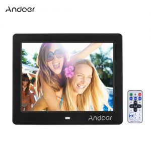 Andoer 8" LCD Wide Screen Digital Photo Picture Frame Album