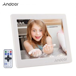 Andoer 8" LCD Wide Screen Digital Photo Picture Frame Album