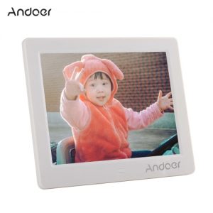 Andoer 8" LCD Wide Screen Digital Photo Picture Frame Album