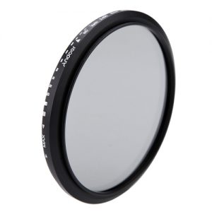 Andoer 82mm ND Fader Neutral Density Adjustable ND2 to ND400 Variable Filter for Canon Nikon DSLR Camera